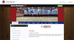 Desktop Screenshot of easthamptonbasketball.com